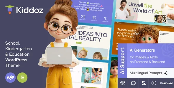 Kiddoz – School, Kindergarten & Education WordPress Theme