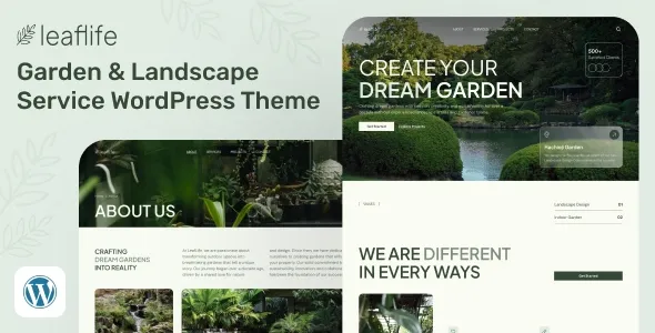 LeafLife – Garden & Landscape Service WordPress Theme