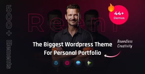 Reeni – Personal Portfolio Resume WordPress Theme