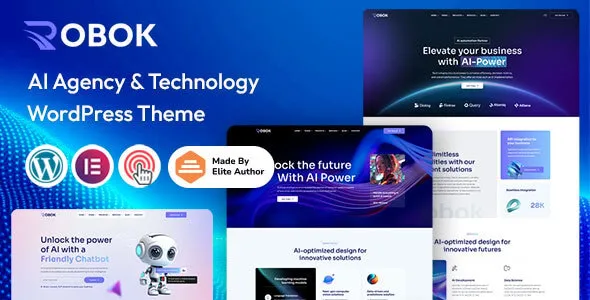 Robok – AI Agency WordPress Theme