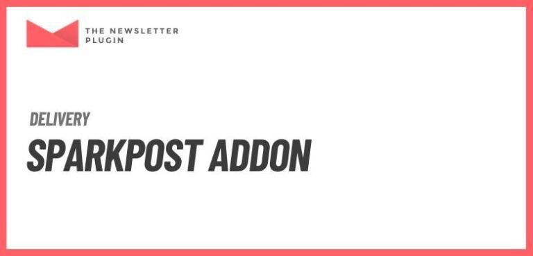 Newsletter – SparkPost Addon