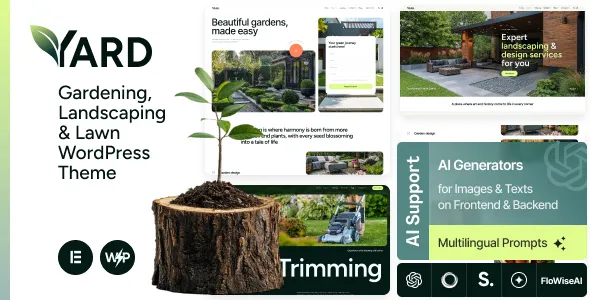 Yard – Gardening, Landscaping & Lawn WordPress Theme